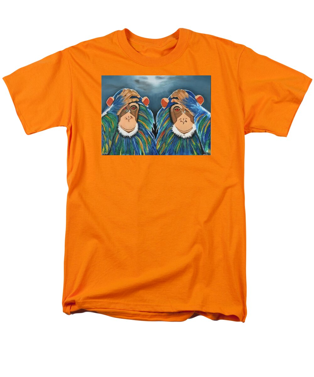 Monkeys In The Rain - Men's T-Shirt  (Regular Fit)