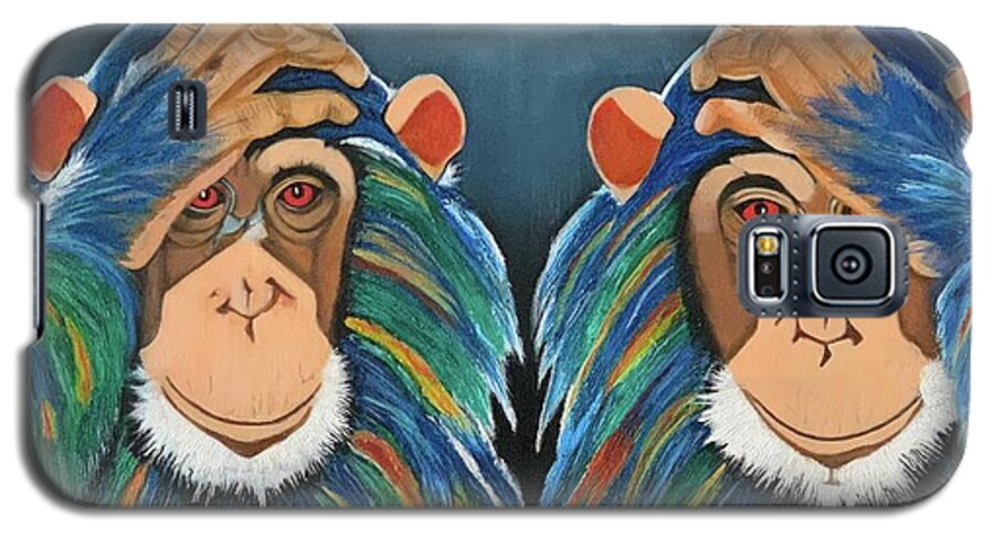 Monkeys In The Rain - Phone Case