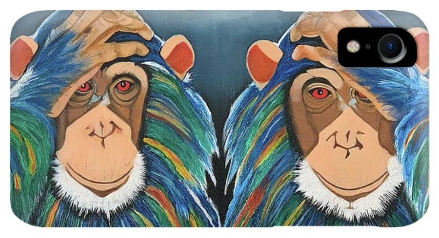 Monkeys In The Rain - Phone Case