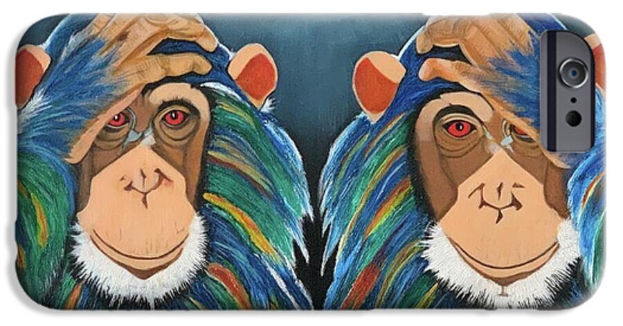 Monkeys In The Rain - Phone Case