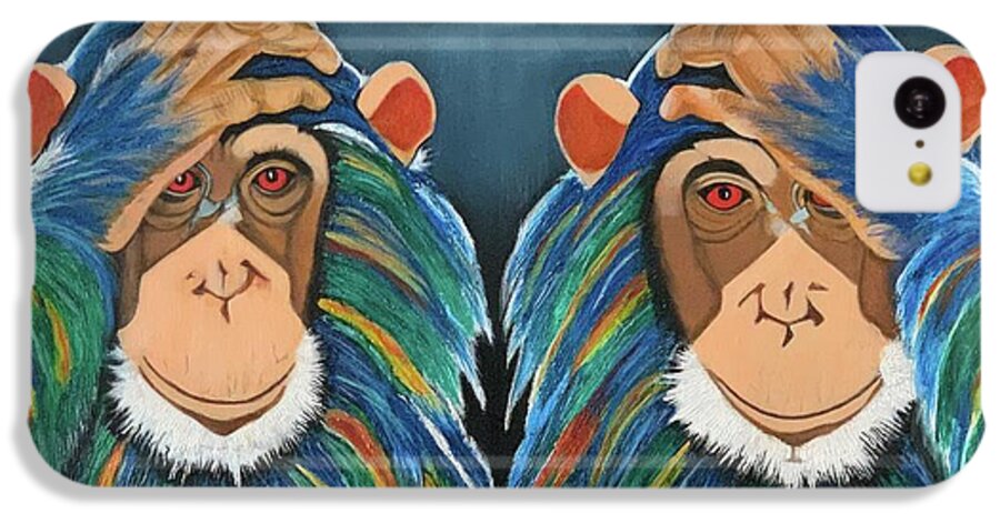 Monkeys In The Rain - Phone Case