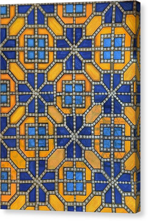 Mosaic Doodle - Canvas Print