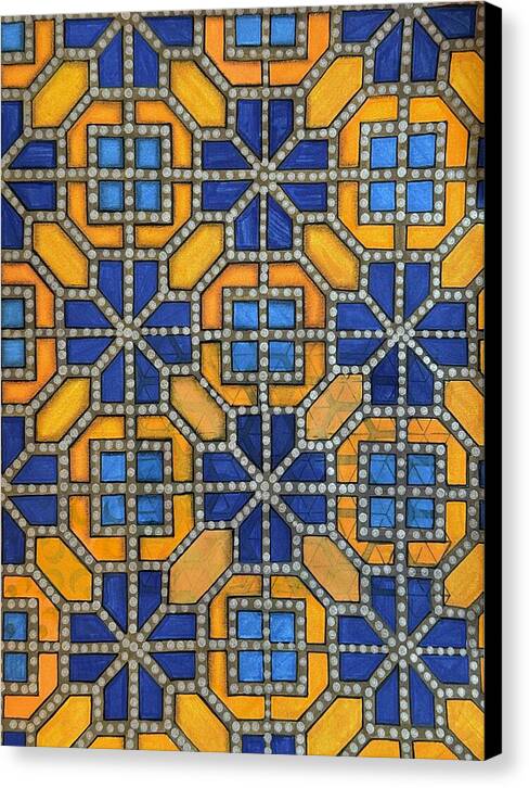 Mosaic Doodle - Canvas Print