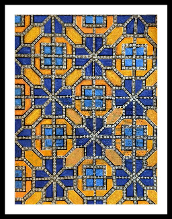 Mosaic Doodle - Framed Print