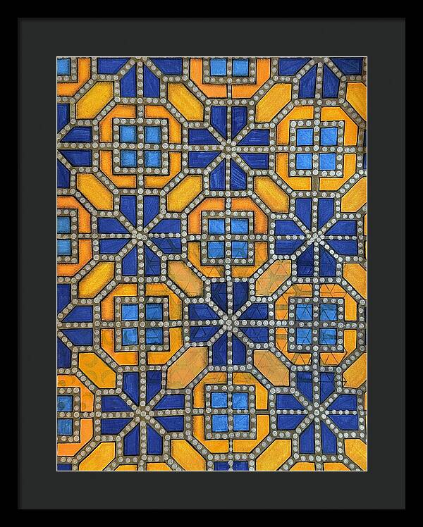 Mosaic Doodle - Framed Print