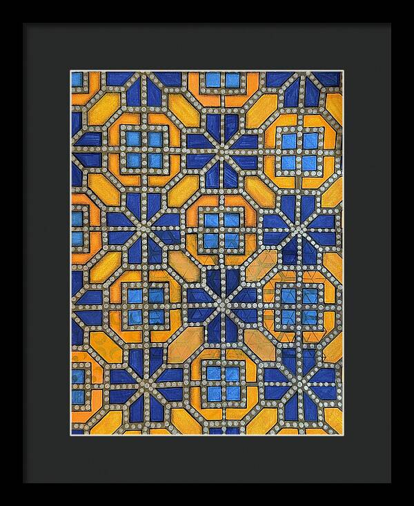 Mosaic Doodle - Framed Print