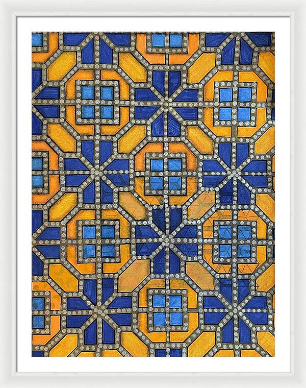 Mosaic Doodle - Framed Print