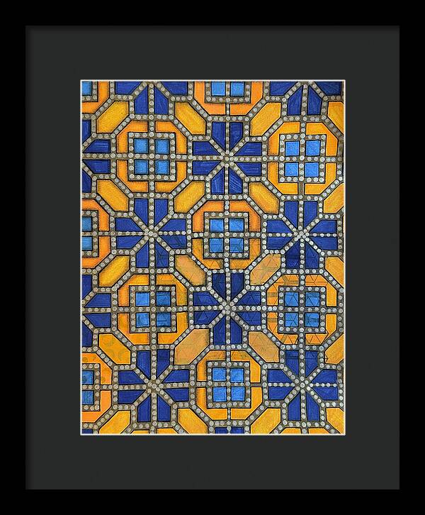 Mosaic Doodle - Framed Print