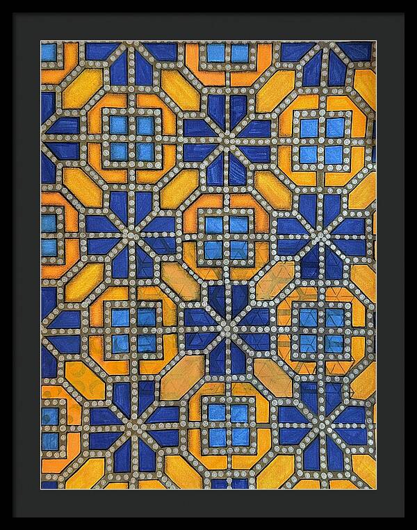 Mosaic Doodle - Framed Print