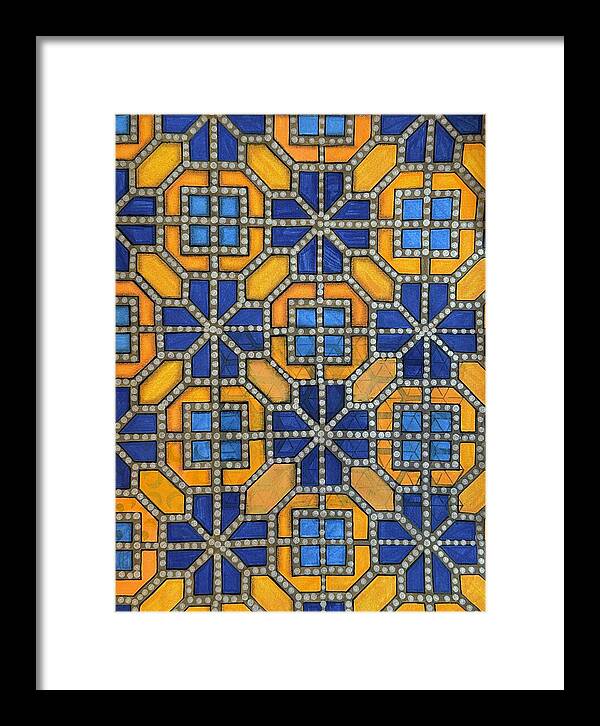 Mosaic Doodle - Framed Print