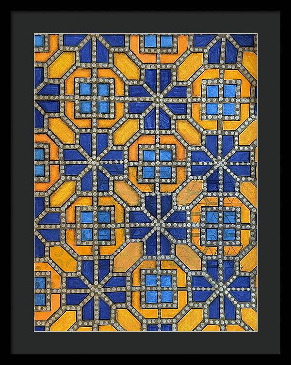 Mosaic Doodle - Framed Print