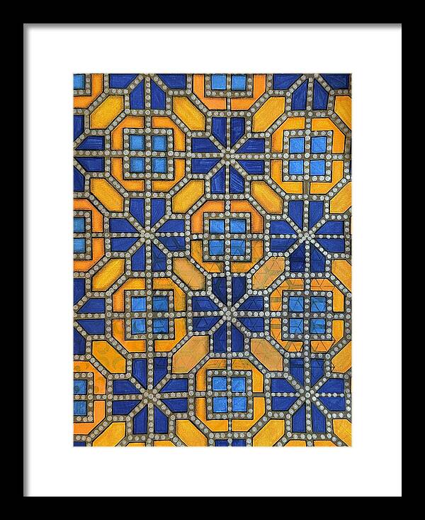 Mosaic Doodle - Framed Print
