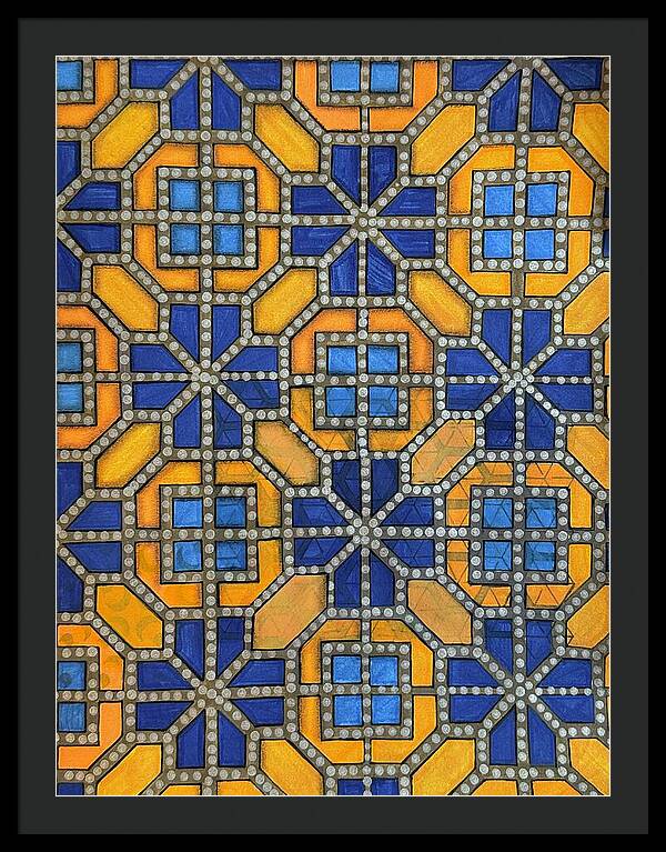 Mosaic Doodle - Framed Print