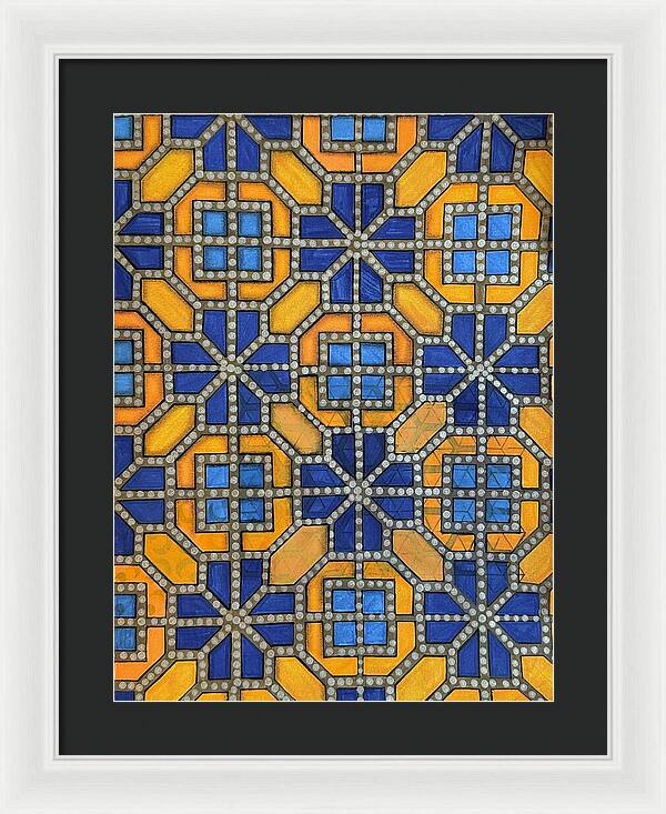 Mosaic Doodle - Framed Print