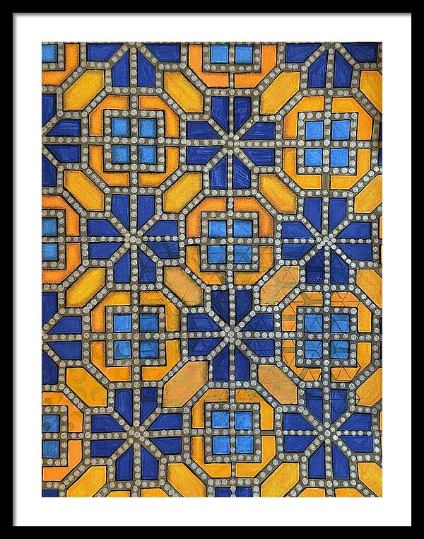 Mosaic Doodle - Framed Print