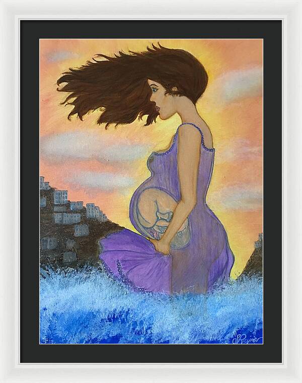 Mother To Be - Framed Print