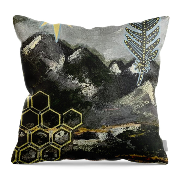 Mountain Journey - Throw Pillow
