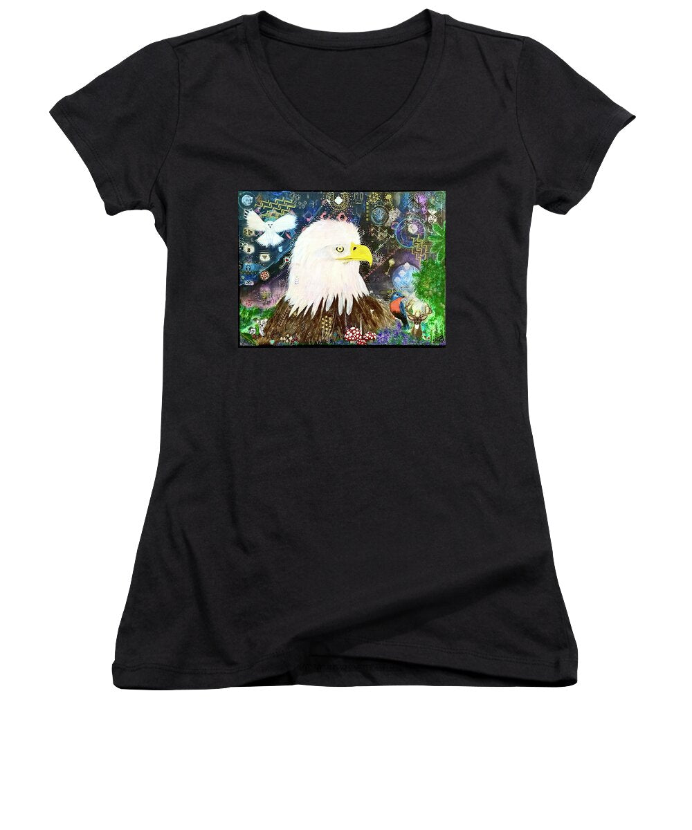 Mystic Eagle - Women's V-Neck