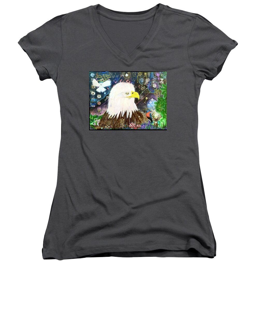 Mystic Eagle - Women's V-Neck