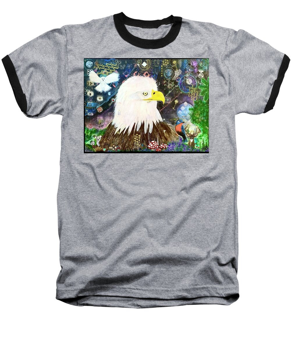 Mystic Eagle - Baseball T-Shirt