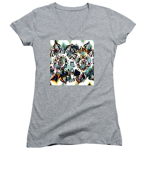 Owl Eyes II - Women's V-Neck