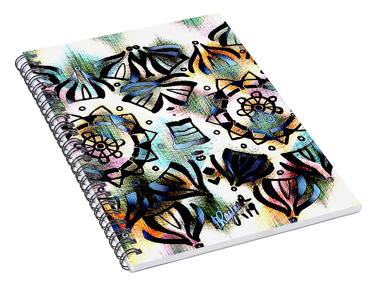 Owl Eyes II - Spiral Notebook