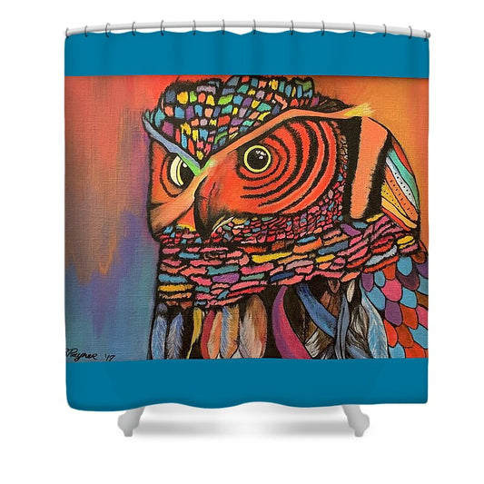 Owl - Shower Curtain