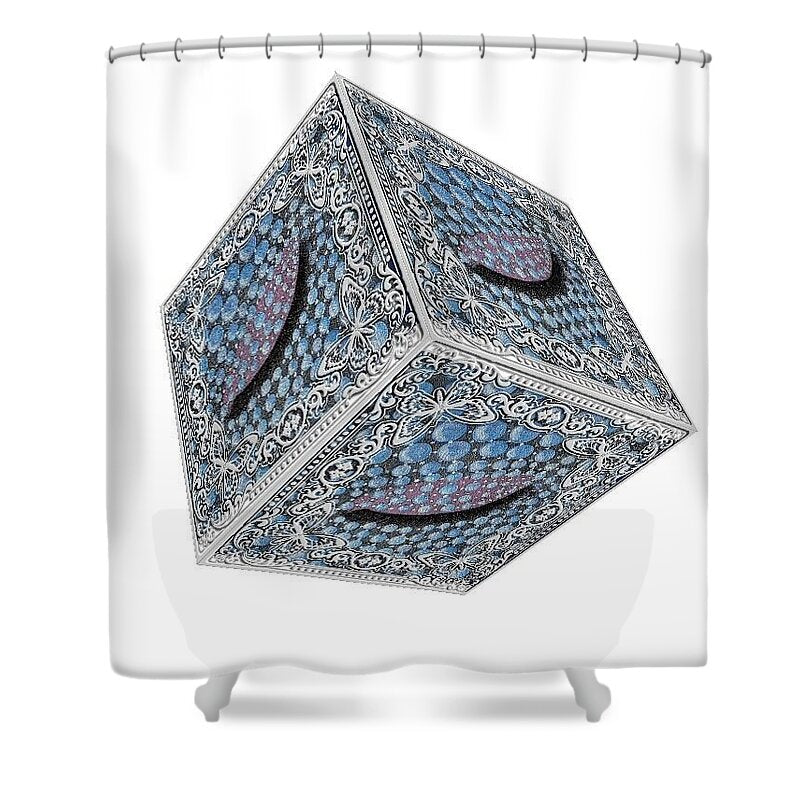 Pearls in a Box - Shower Curtain