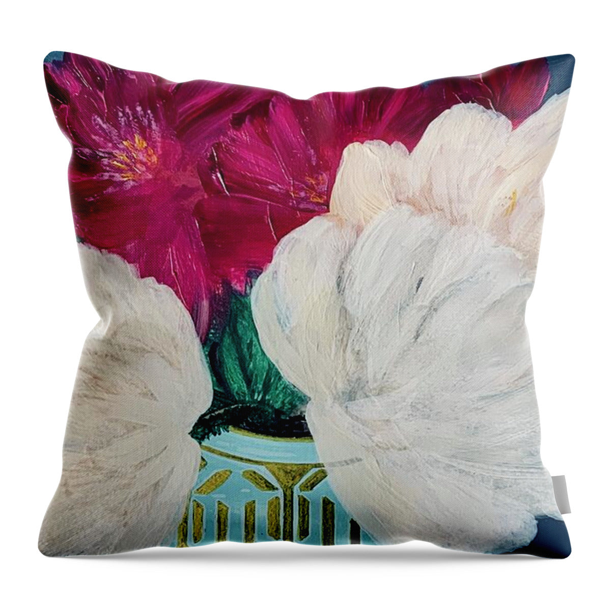 Peonies - Throw Pillow