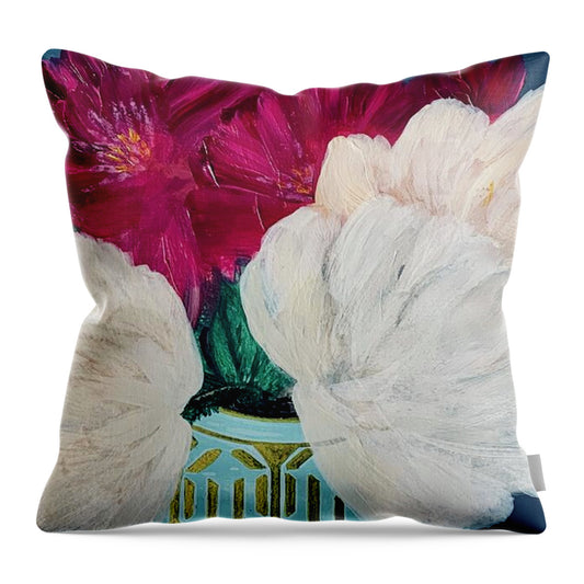 Peonies - Throw Pillow