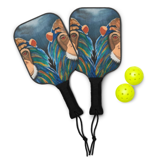 Monkeys In The Rain Pickleball Paddle Set