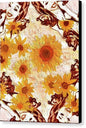 Pin Up Flower Girl  - Canvas Print