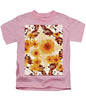 Pin Up Flower Girl  - Kids T-Shirt