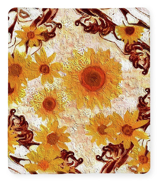 Pin Up Flower Girl  - Blanket
