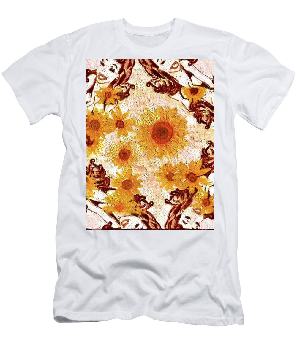 Pin Up Flower Girl  - T-Shirt