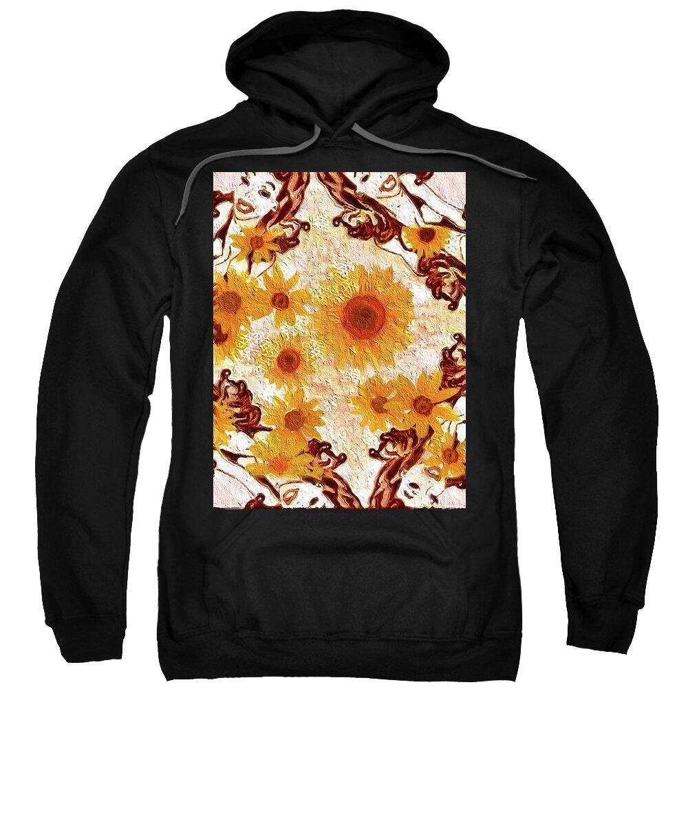 Pin Up Flower Girl  - Sweatshirt