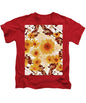 Pin Up Flower Girl  - Kids T-Shirt