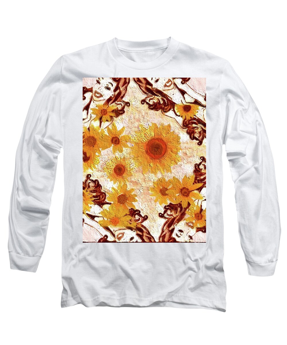Pin Up Flower Girl  - Long Sleeve T-Shirt