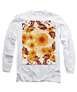 Pin Up Flower Girl  - Long Sleeve T-Shirt