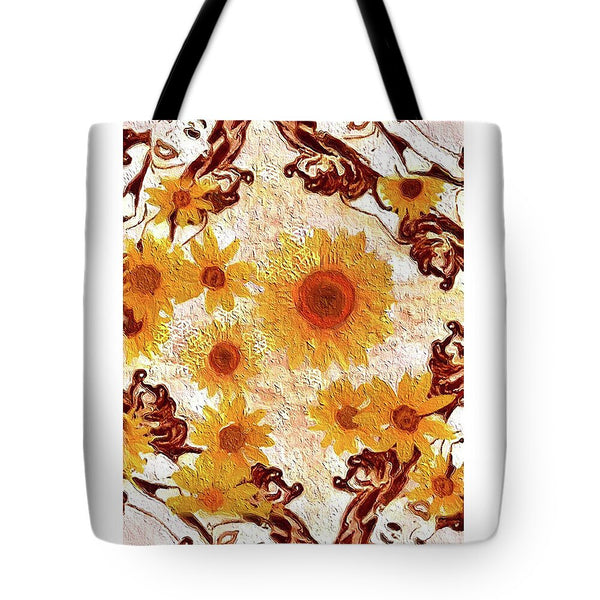 Pin Up Flower Girl  - Tote Bag