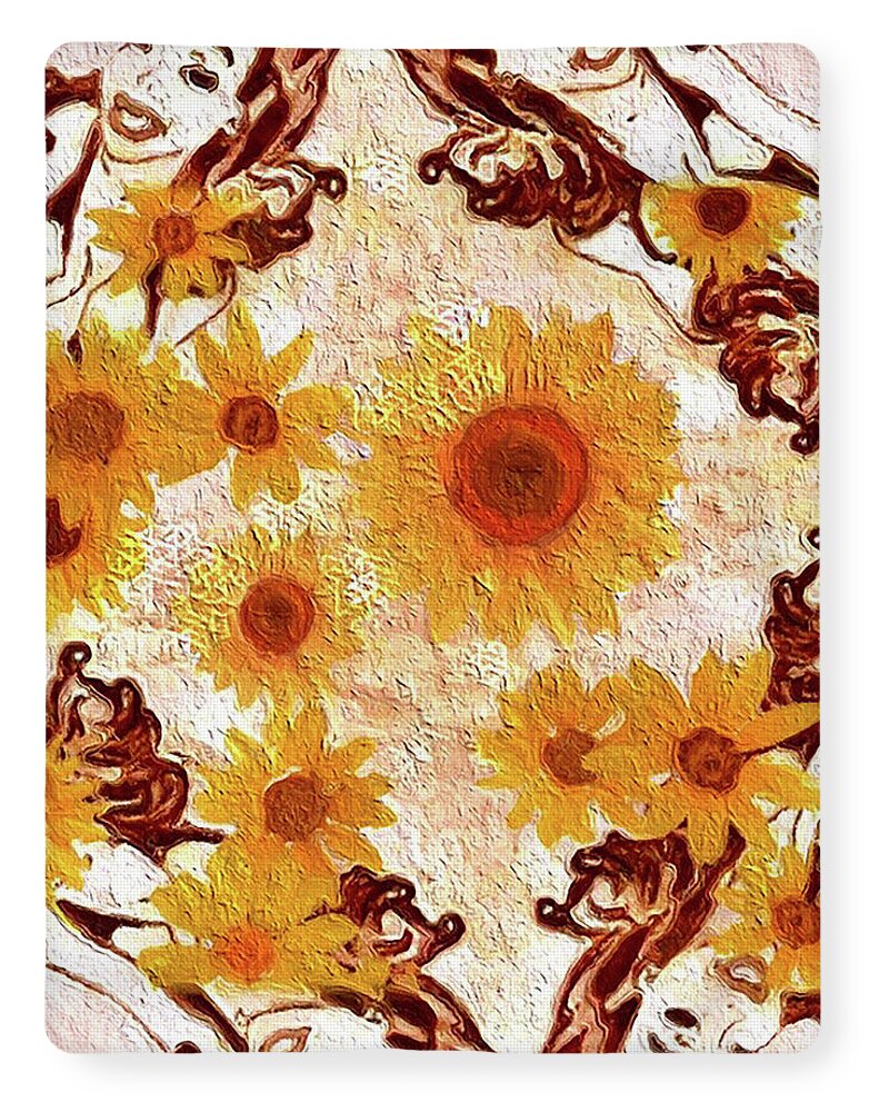 Pin Up Flower Girl  - Blanket
