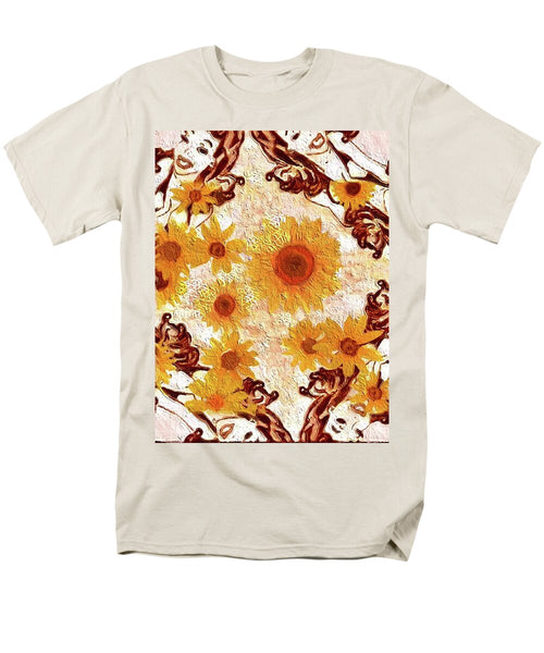 Pin Up Flower Girl  - Men's T-Shirt  (Regular Fit)