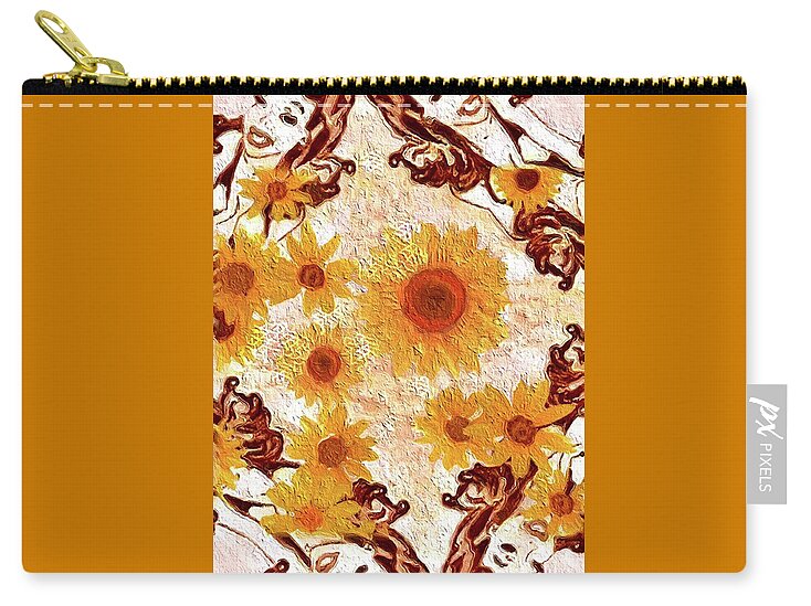 Pin Up Flower Girl  - Zip Pouch