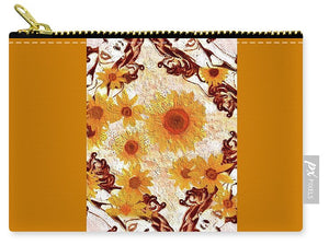 Pin Up Flower Girl  - Zip Pouch