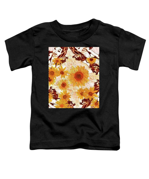 Pin Up Flower Girl  - Toddler T-Shirt