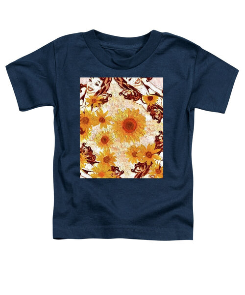 Pin Up Flower Girl  - Toddler T-Shirt