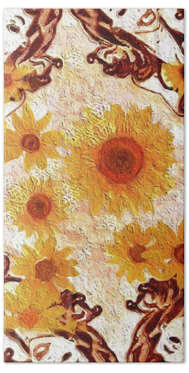 Pin Up Flower Girl  - Bath Towel