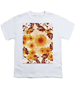 Pin Up Flower Girl  - Youth T-Shirt