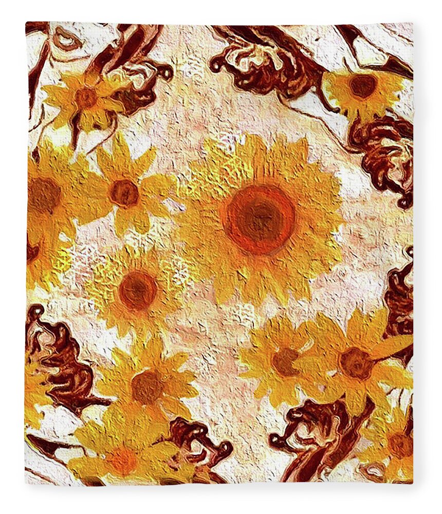 Pin Up Flower Girl  - Blanket