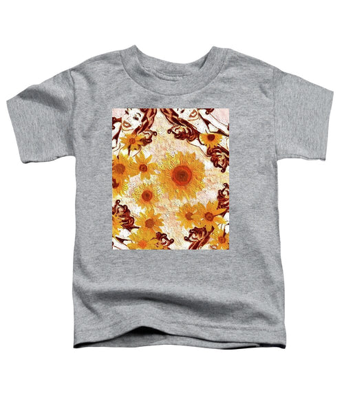 Pin Up Flower Girl  - Toddler T-Shirt